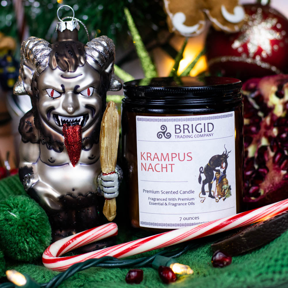 Krampusnacht Merlot Wine Soy Wax Candle Brigid Trading Company