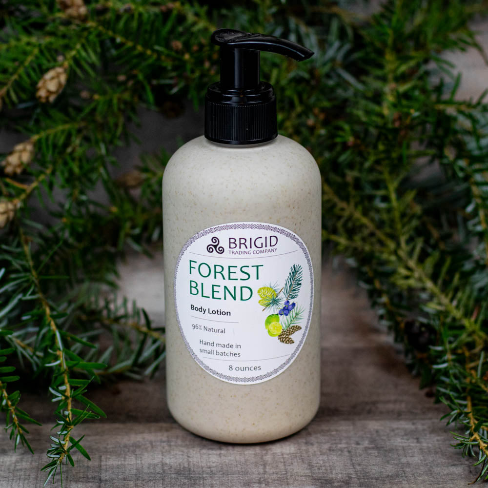 Forest Blend Natural Body Lotion with Juniper Pine Balsam Cedar Lime