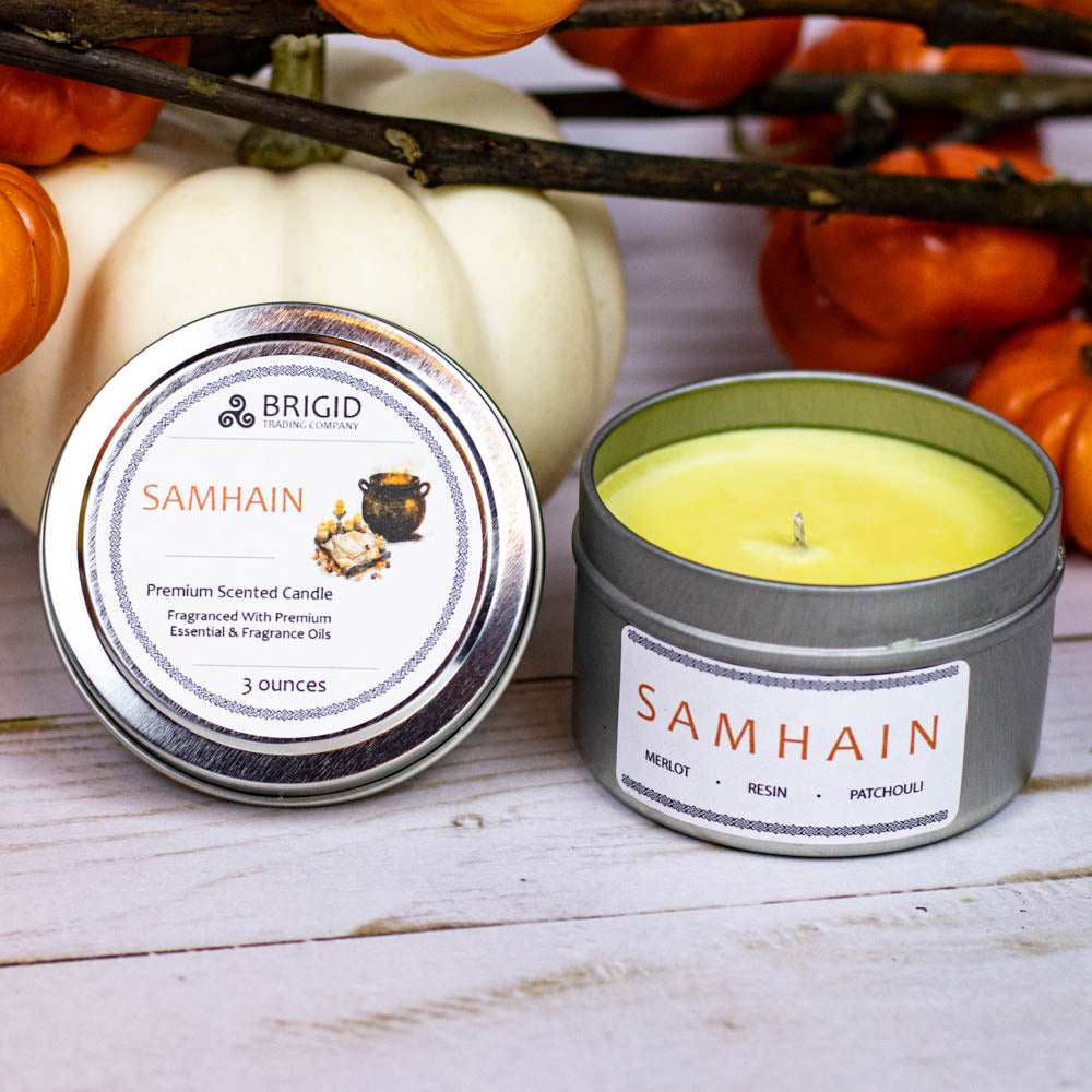 Samhain Merlot Dragon's Blood Smoked Patchouli Soy Wax Candle