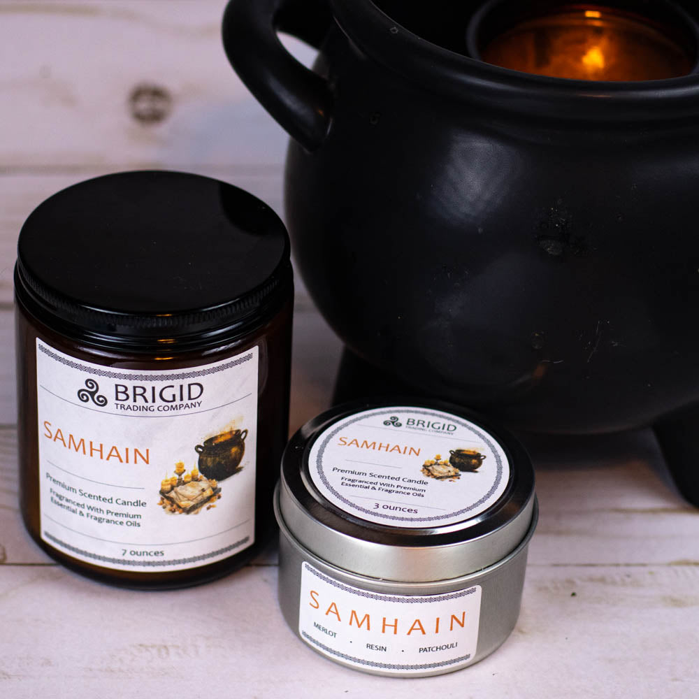 Samhain Merlot Dragon's Blood Smoked Patchouli Soy Wax Candle
