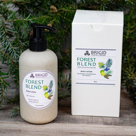 Forest Blend Natural Body Lotion with Juniper Pine Balsam Cedar Lime