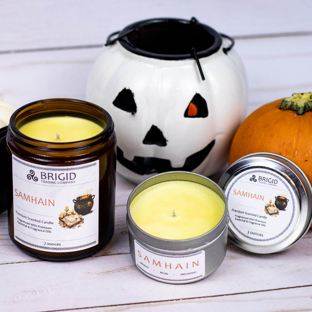 Samhain Merlot Dragon's Blood Smoked Patchouli Soy Wax Candle