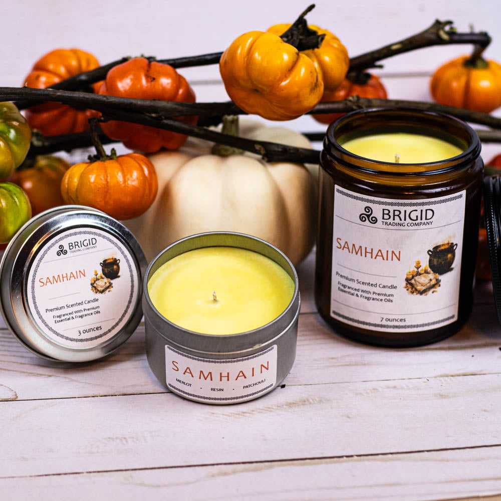 Samhain Merlot Dragon's Blood Smoked Patchouli Soy Wax Candle