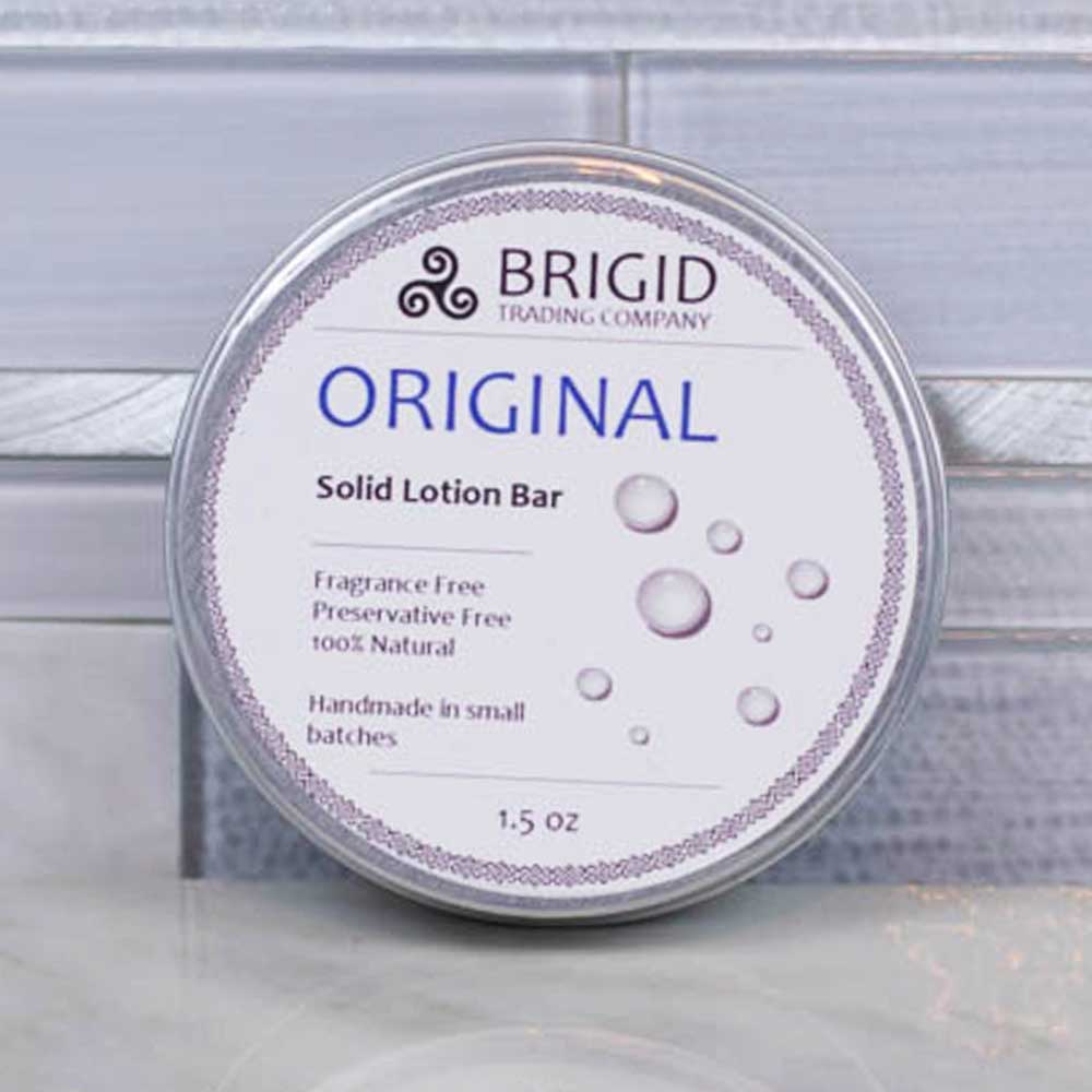 Natural Shea Butter Solid Lotion Bars 96-100% Natural Brigid Trading Company