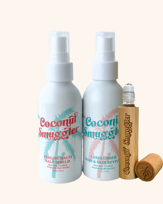 The Set Coconut Smuggler Beach Care Trio