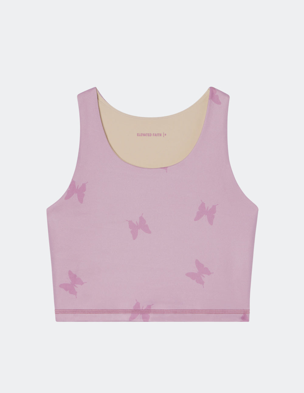 Butterfly Bra Tank Quick Dry Crop Top with Support