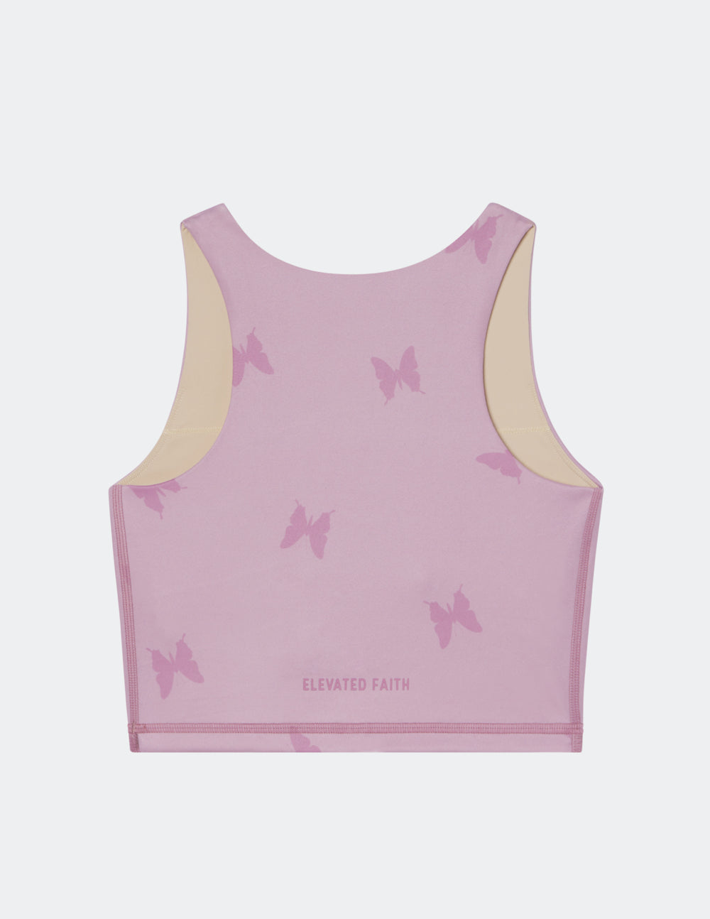 Butterfly Bra Tank Quick Dry Crop Top with Support