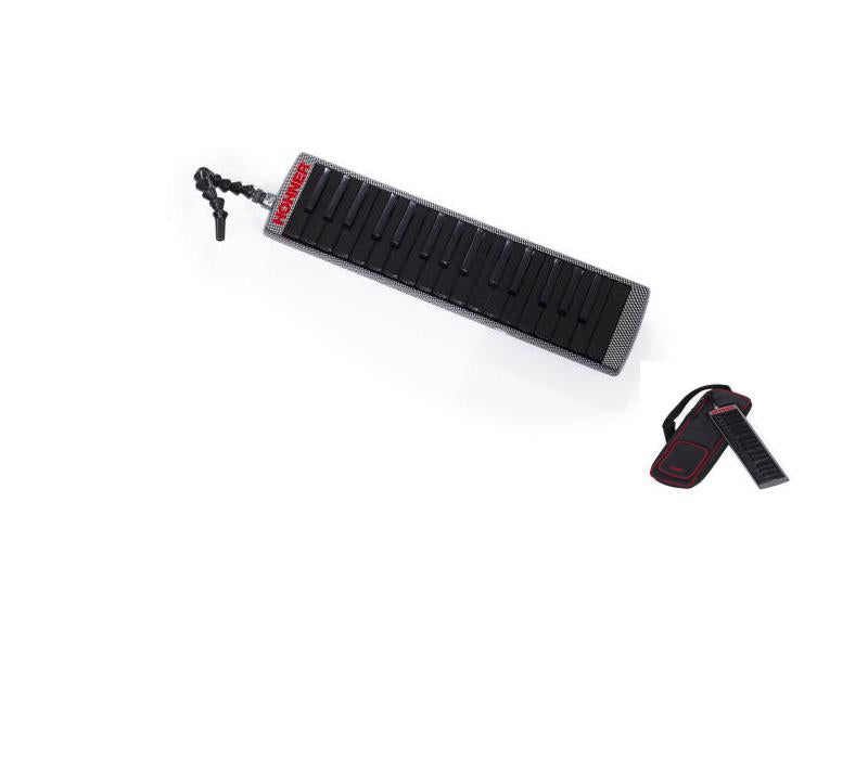 Hohner Airboard Carbon Print 37-key Melodica with Gig Bag