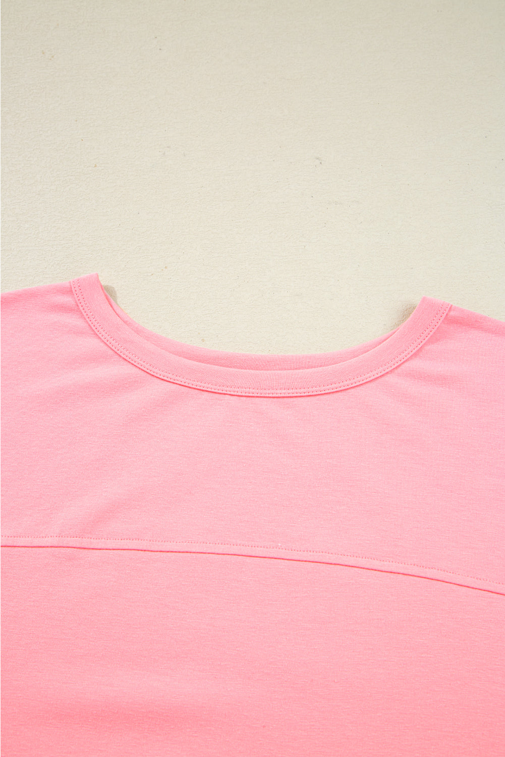 Pink Floral Color Block Patchwork Long Sleeve Top Gossamer