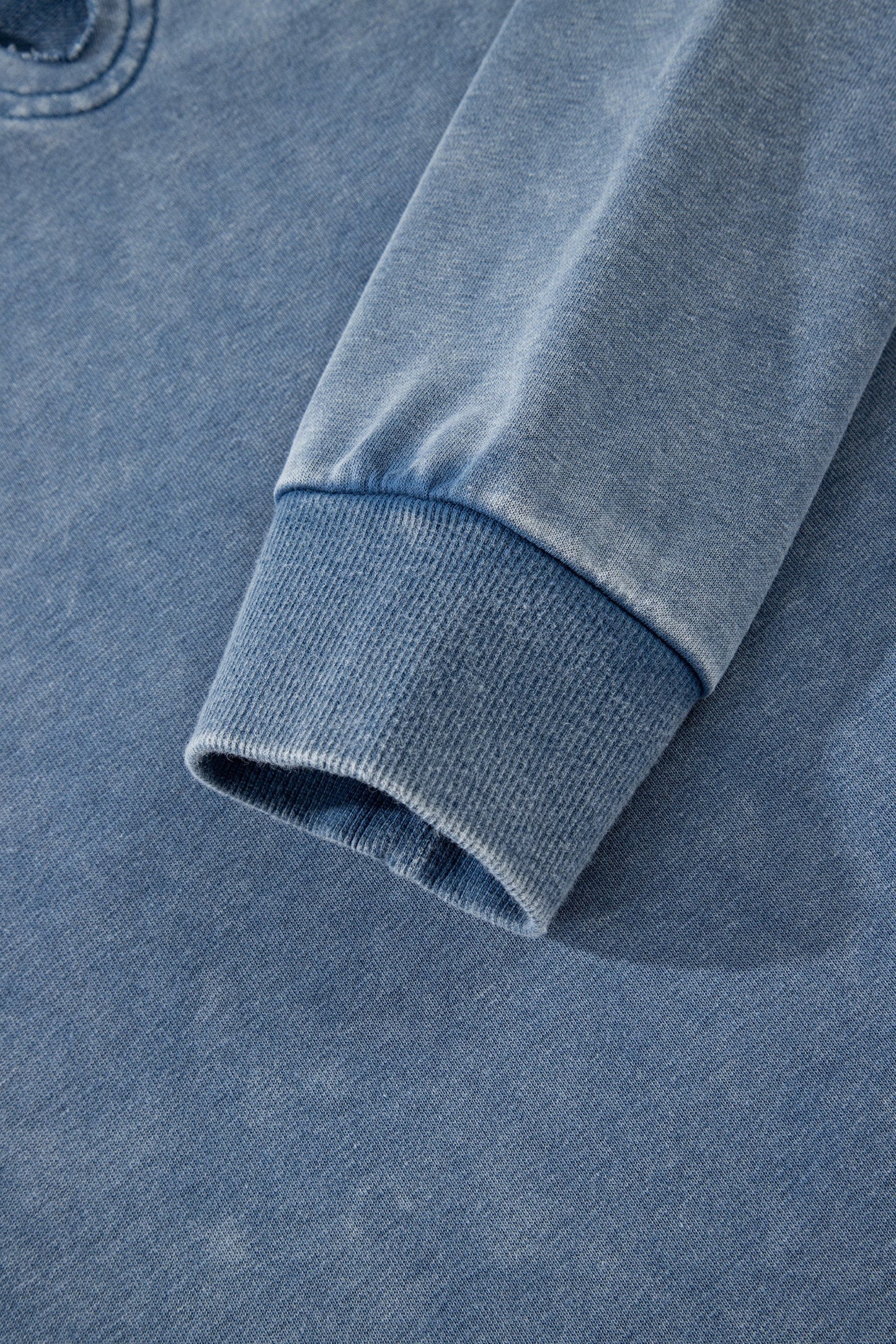 Red Dahlia Lace Patchwork Mineral Wash Baggy Sweatshirt