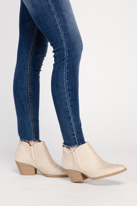 GWEN Suede Casual Ankle Boots