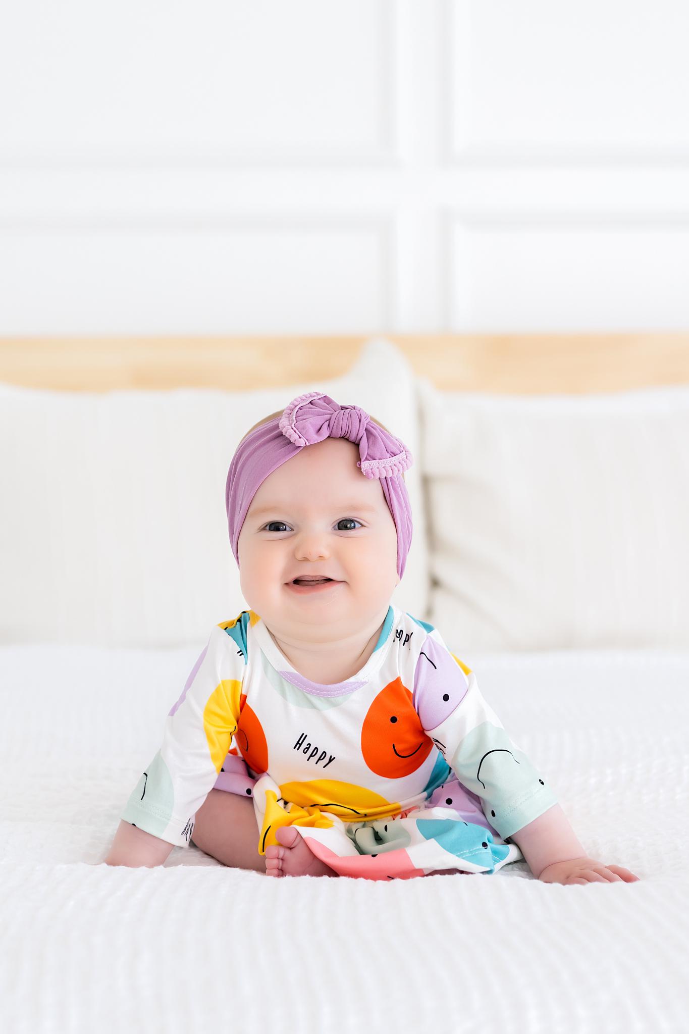 Happy Days 3/4 Sleeve Twirl Bodysuit Baby Apparel Mila & Rose