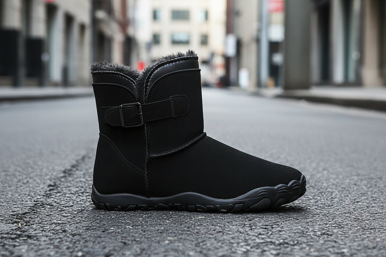 Warm Fleece-Lined Anti-Slip Snow Boots Unisex Winter Boots