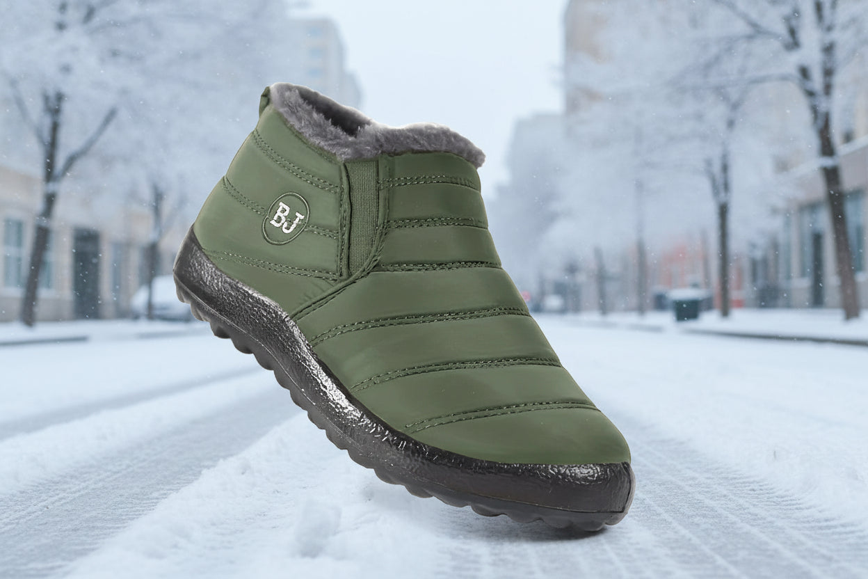 Women’s Warm Padded Lightweight Cotton Boots Non-Slip Outdoor Ankle Boots