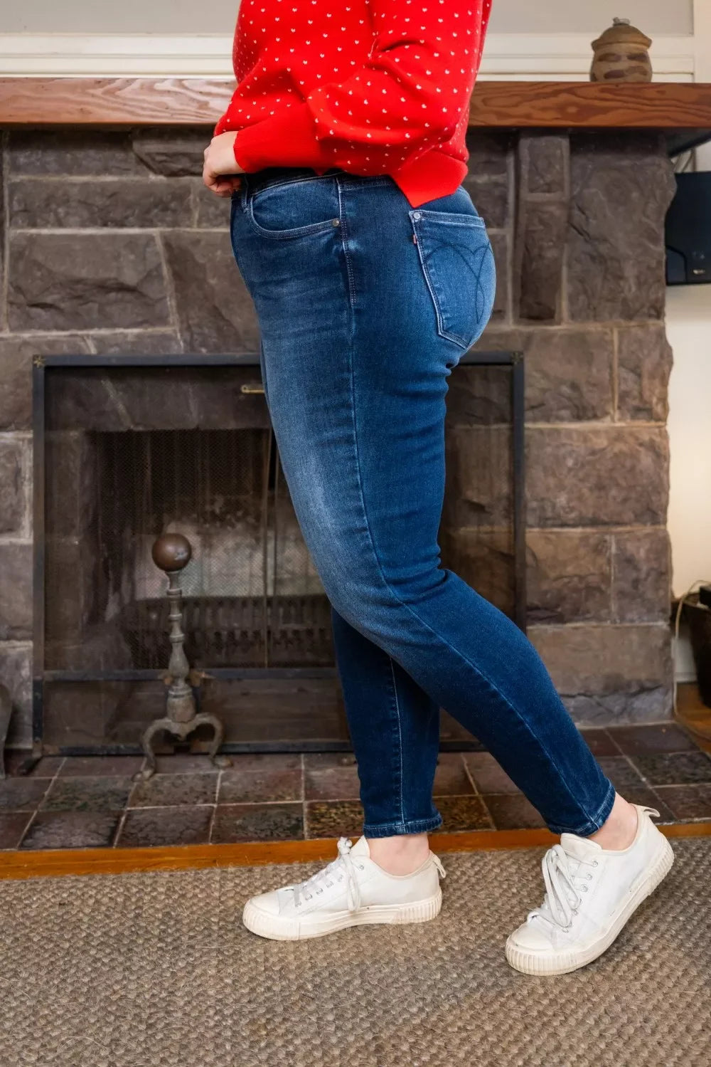 Washed Thermal Skinny Jeans Plus Size Full Size Judy Blue