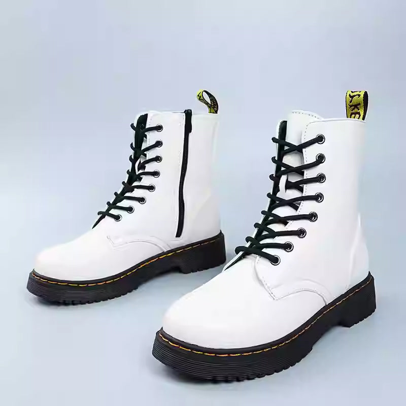 Women’s Classic Lace-Up Short Martin Ankle Boots