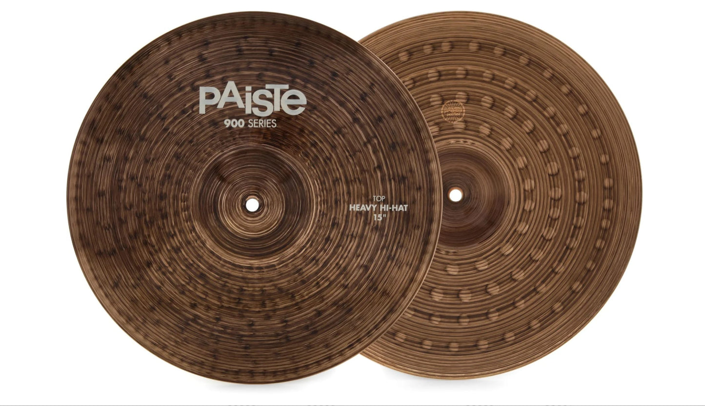 Paiste 15 inch Heavy Hi-hat Cymbals 900 Series