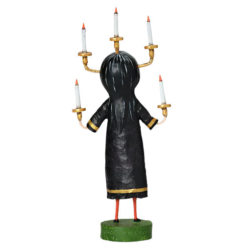 Candle Maker Halloween Figurine 8-inch Poly Resin Lori Mitchell