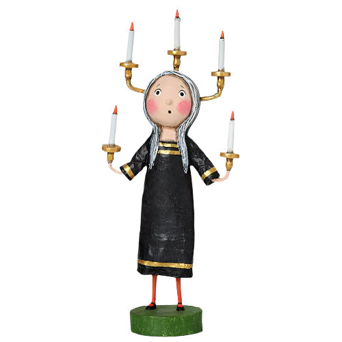 Candle Maker Halloween Figurine 8-inch Poly Resin Lori Mitchell