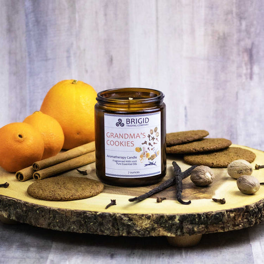 Grandma's Cookies Cinnamon Clove Nutmeg Ginger Vanilla Citrus Soy Wax Candle