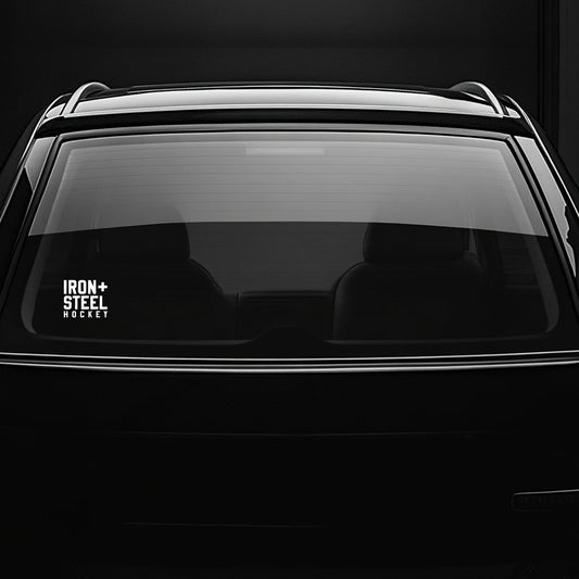 Window Decal Sticker Water-Resistant Vinyl Window Transfer Sticker Iron+Steel