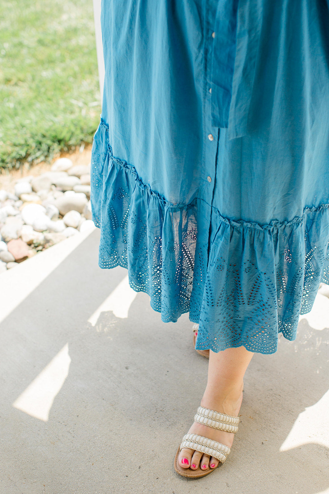 The Natalie Blueberry Smoothie Shirt Dress Carla Kiley Collection