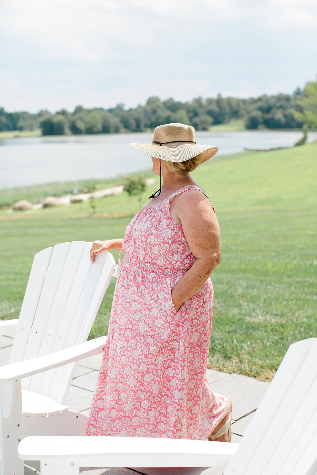 Kiley Watermelon Sorbet Tank Dress Carla Kiley Collection