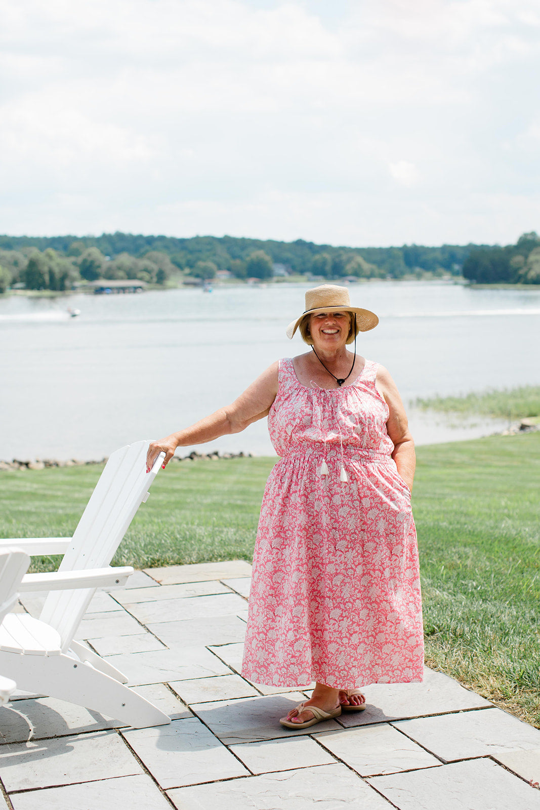 Kiley Watermelon Sorbet Tank Dress Carla Kiley Collection
