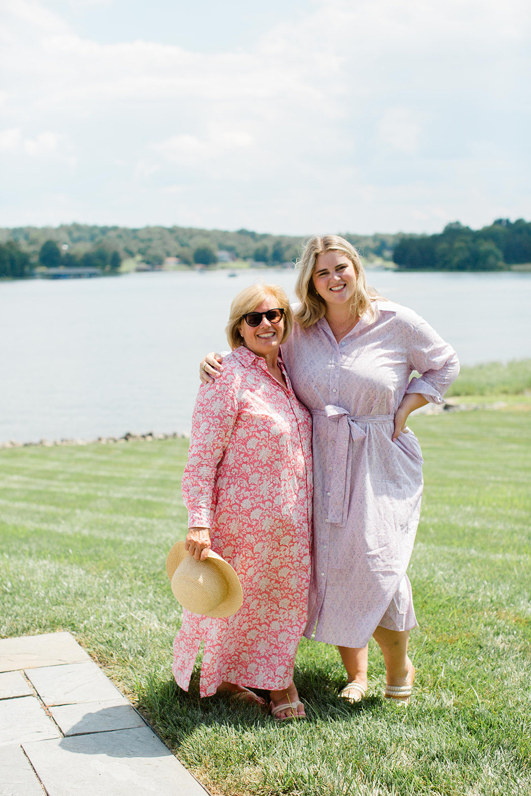Lavender Taffy Shirt Dress Midi Length with Pockets The Christine