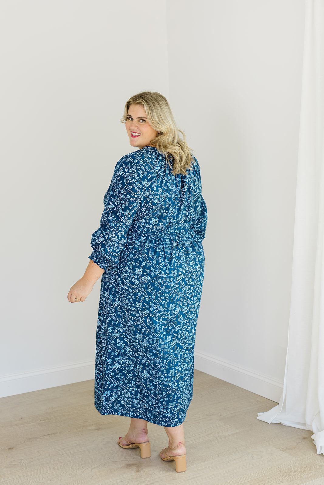 Winter Blossom Midi Dress Savana Midi Dress Carla Kiley Collection