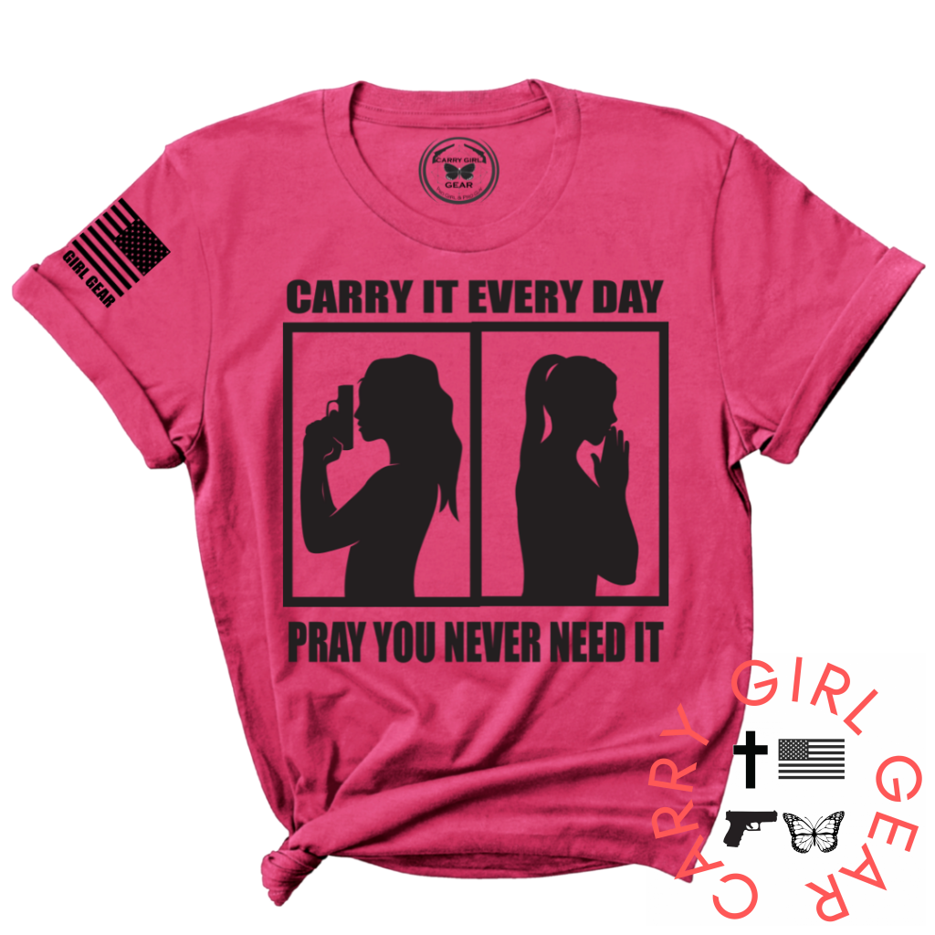 CARRY & PRAY 100% Cotton Tee