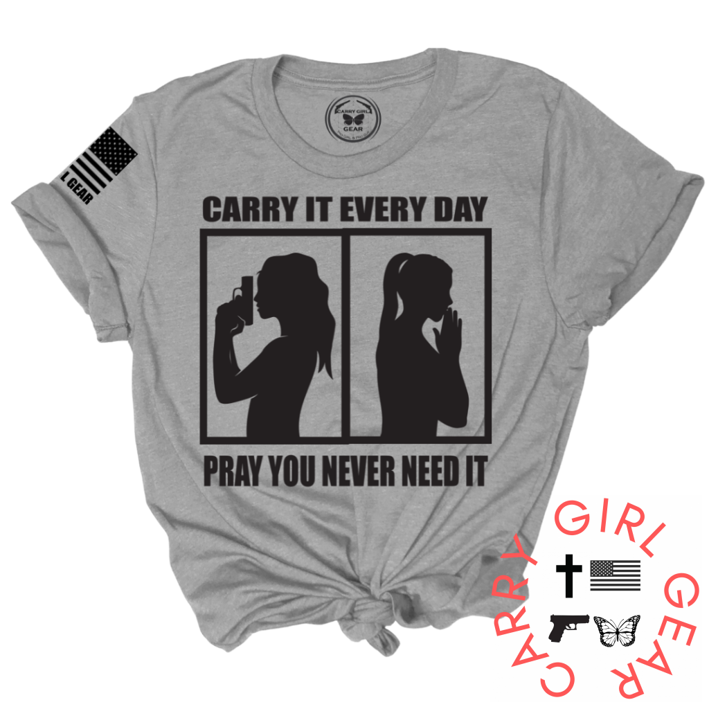 CARRY & PRAY 100% Cotton Tee