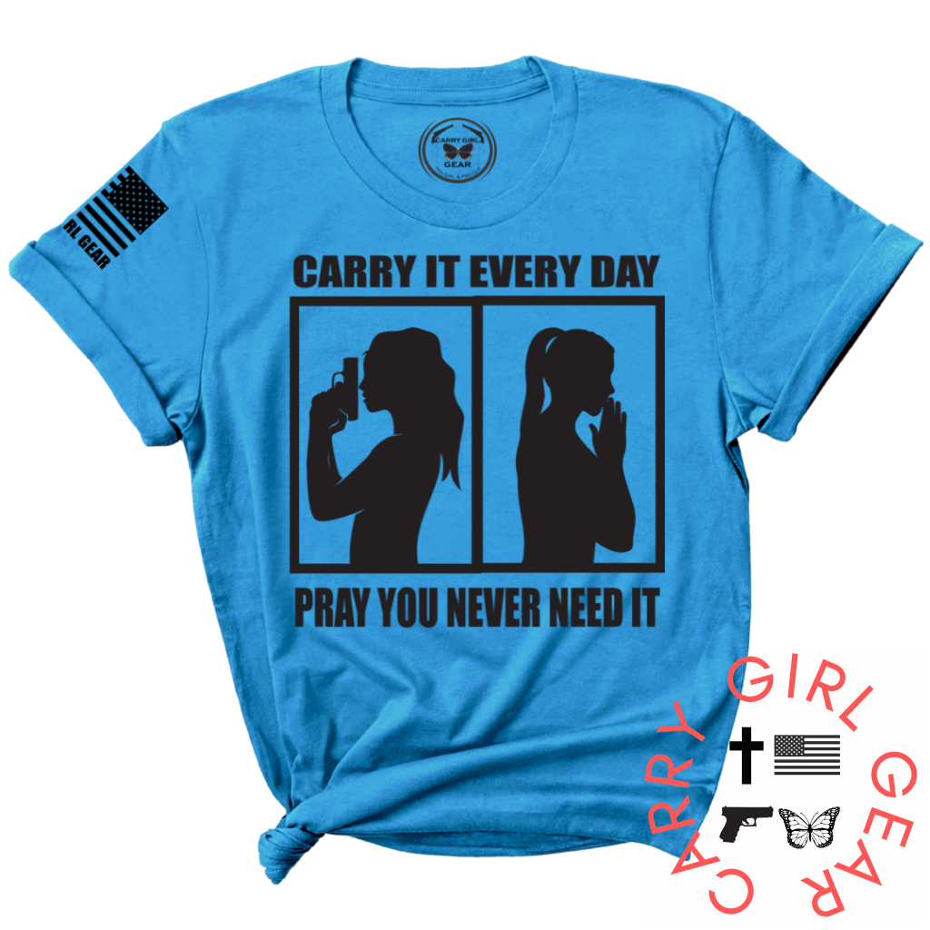 CARRY & PRAY 100% Cotton Tee