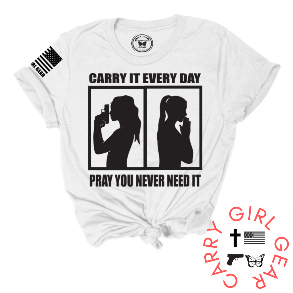 CARRY & PRAY 100% Cotton Tee