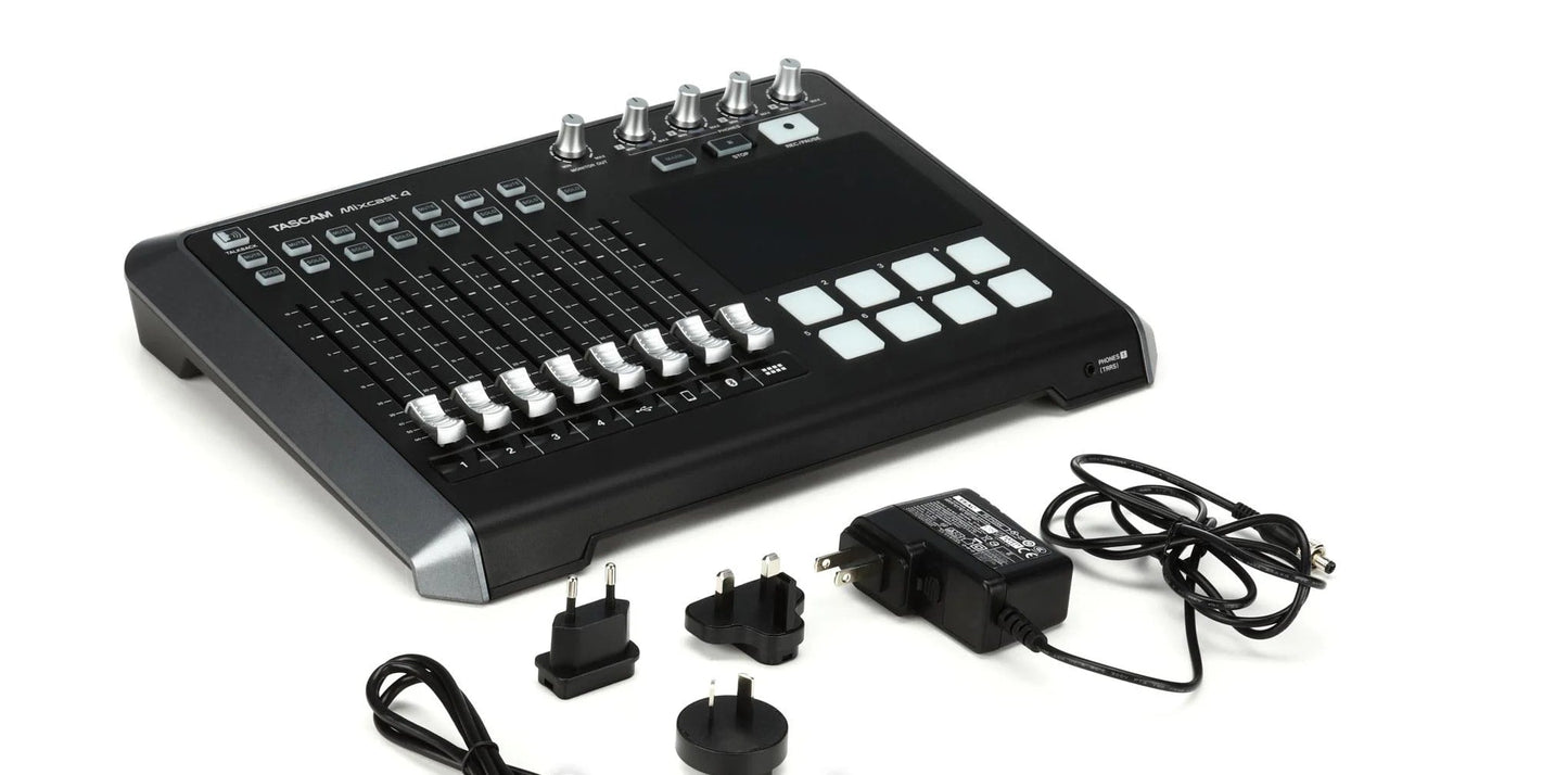TASCAM Mixcast 4 8 Channel Digital Podcast Workstation