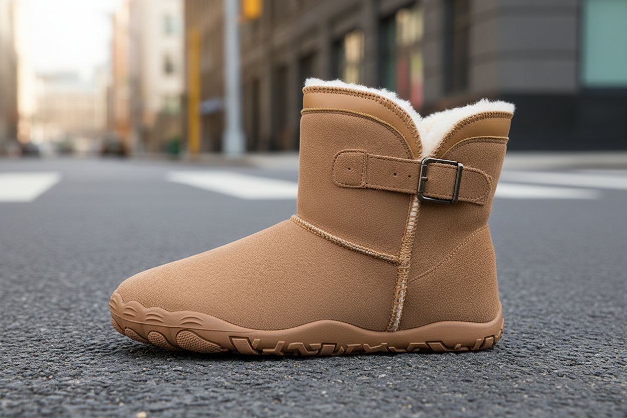 Warm Fleece-Lined Anti-Slip Snow Boots Unisex Winter Boots