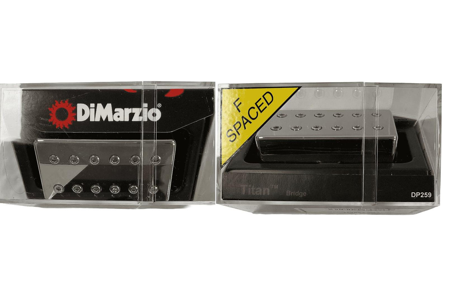 Titan F-spaced Bridge Humbucker Pickup with Nickel Cover DiMarzio DP259