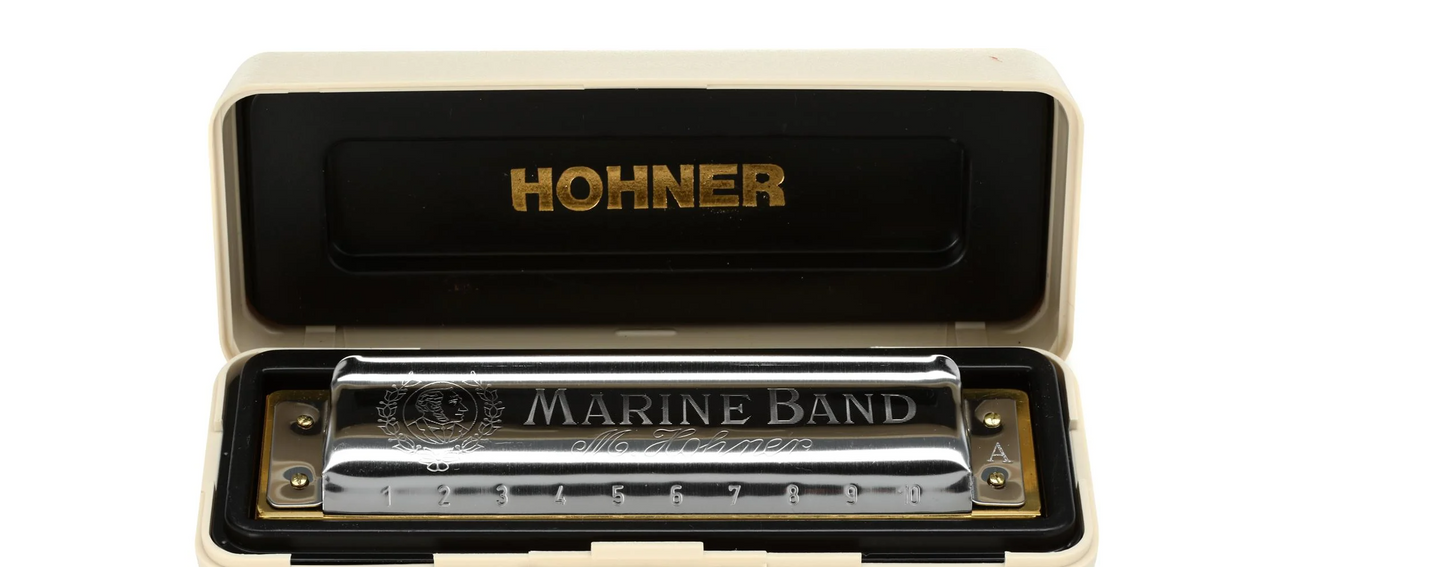 Hohner Marine Band Key of A Blues Harmonica