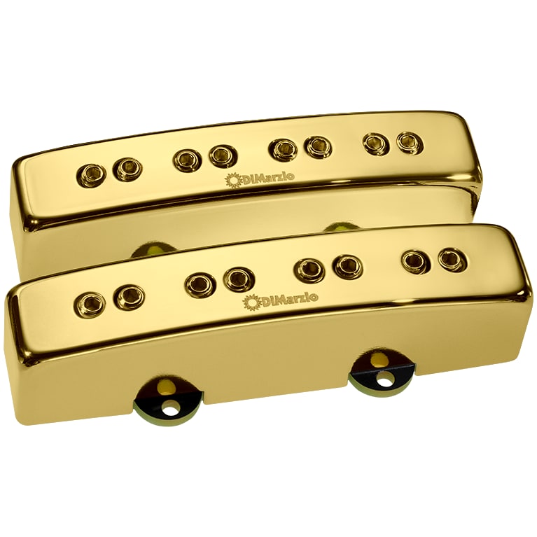 DiMarzio Gold Cover Relentless JTM Bass Pair Pickup