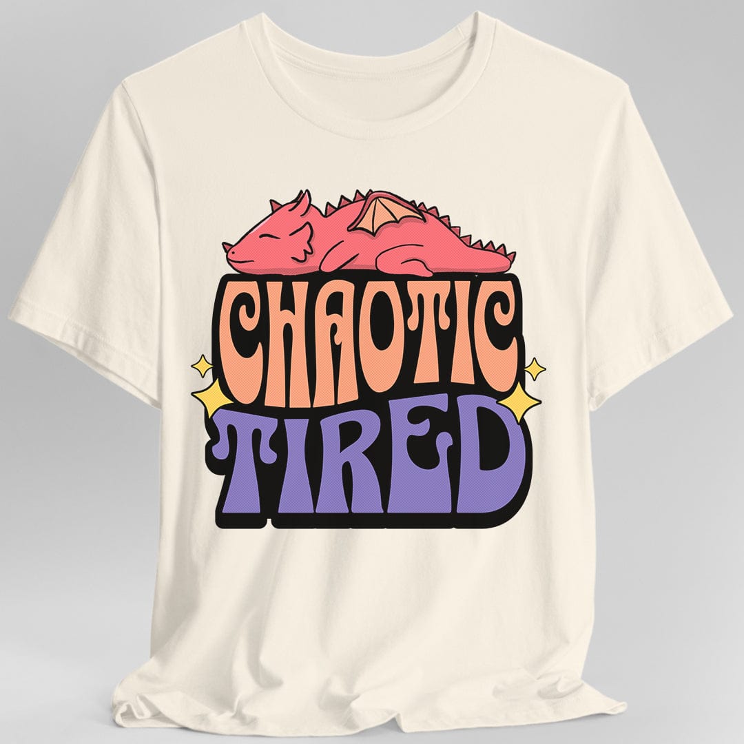 Chaotic Tired Alignment Shirt Dungeons & Dragons Inspired