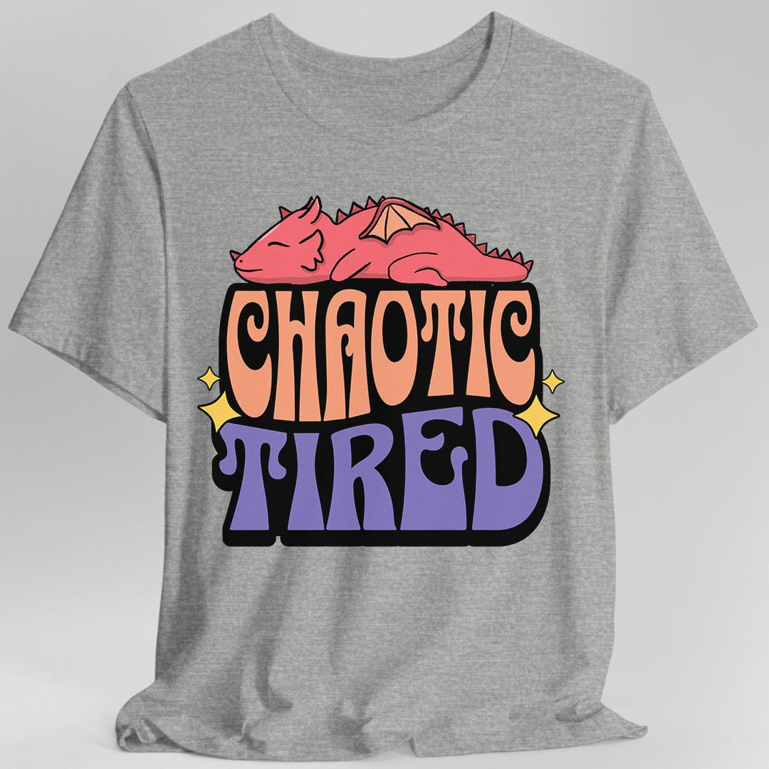 Chaotic Tired Alignment Shirt Dungeons & Dragons Inspired