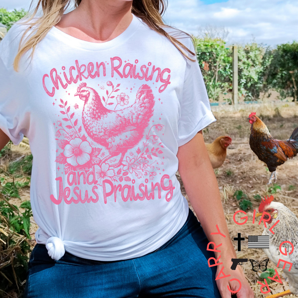 Chickens & Jesus Tee True to Size Unisex Cut T-Shirt