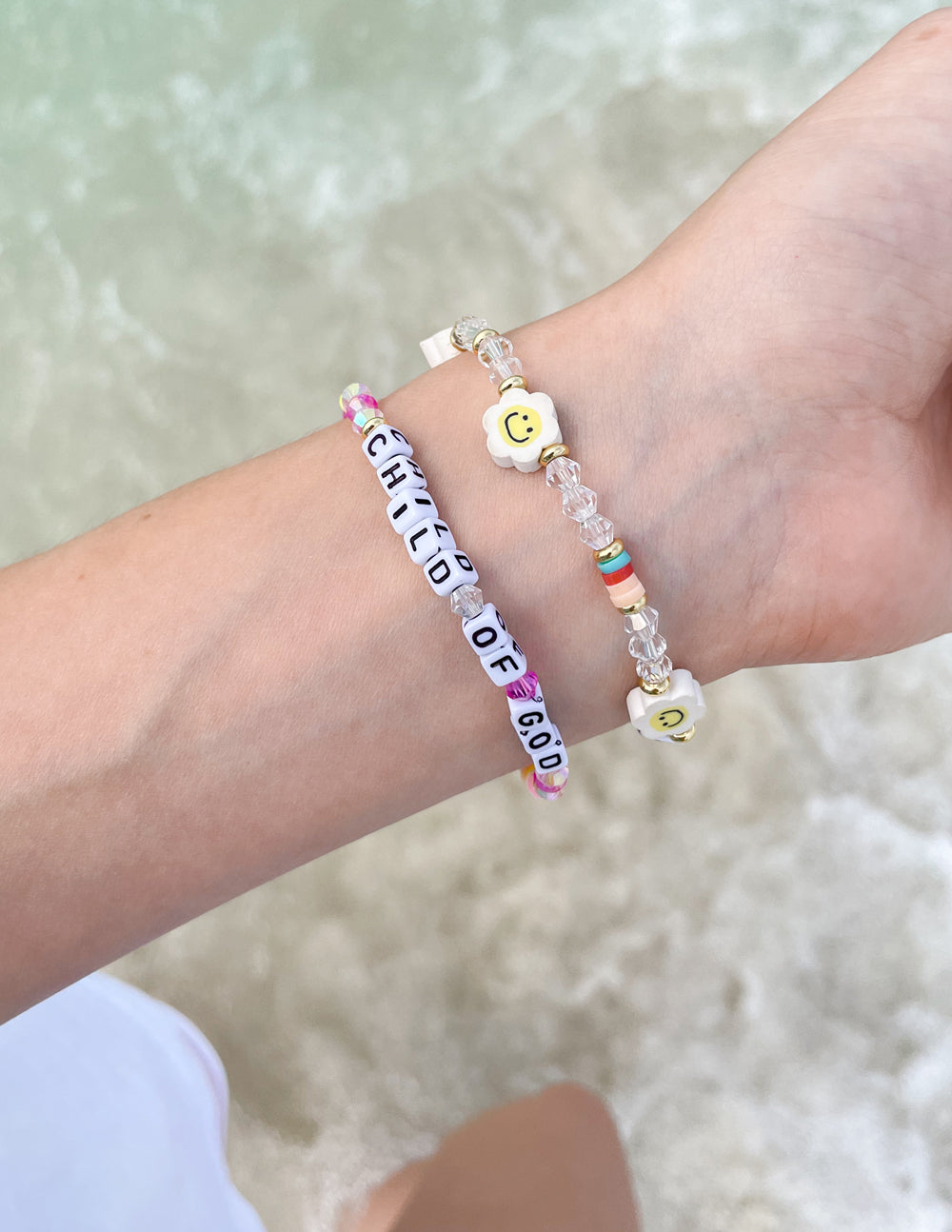 Child of God Letter Bracelet Religious Jewelry Elevated Faith