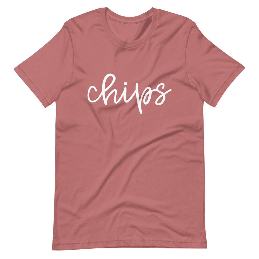 Chips Tee Comfortable Unisex T-Shirt Adorb Custom Tees