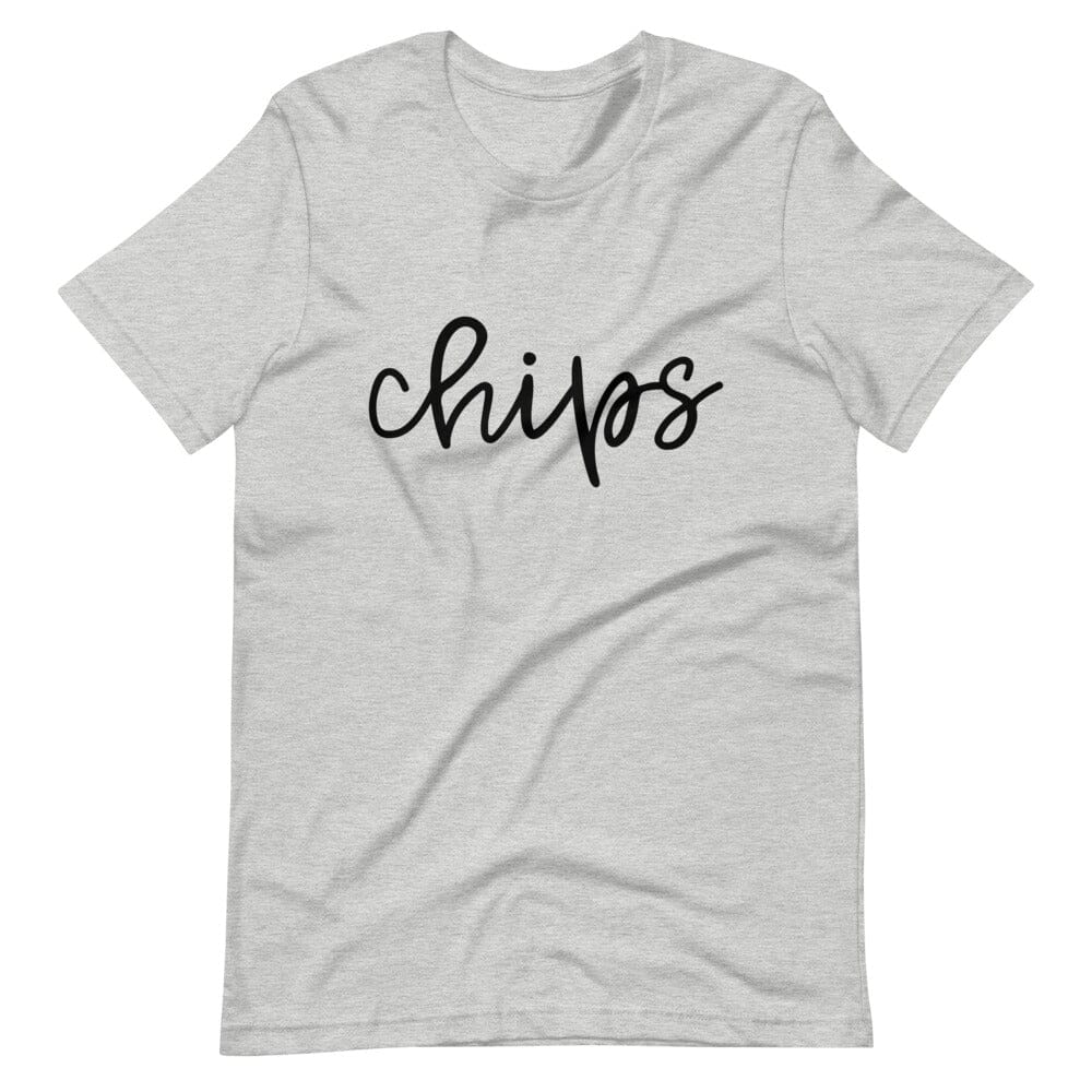 Chips Tee Comfortable Unisex T-Shirt Adorb Custom Tees