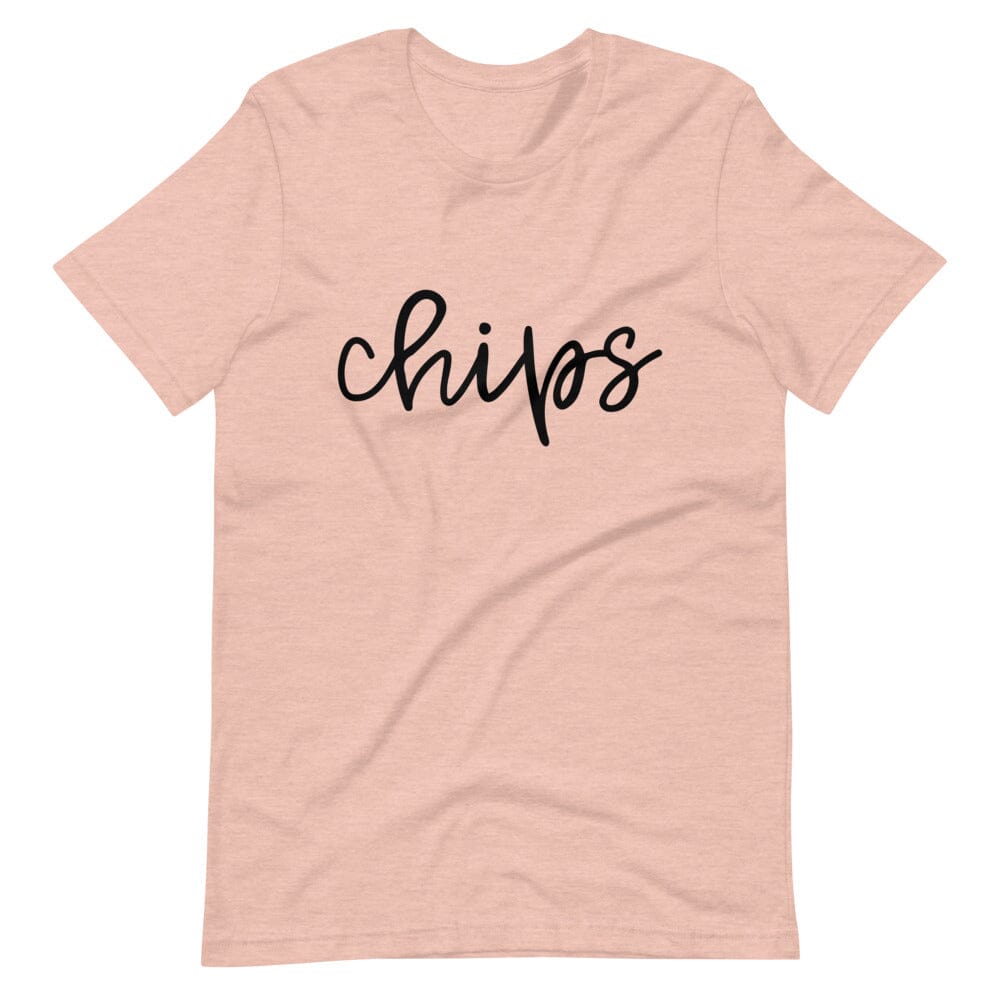 Chips Tee Comfortable Unisex T-Shirt Adorb Custom Tees