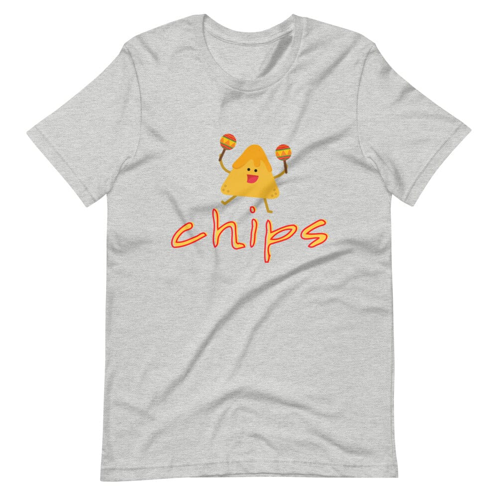 Chips Graphic Couples Tee Comfortable Unisex T-Shirt