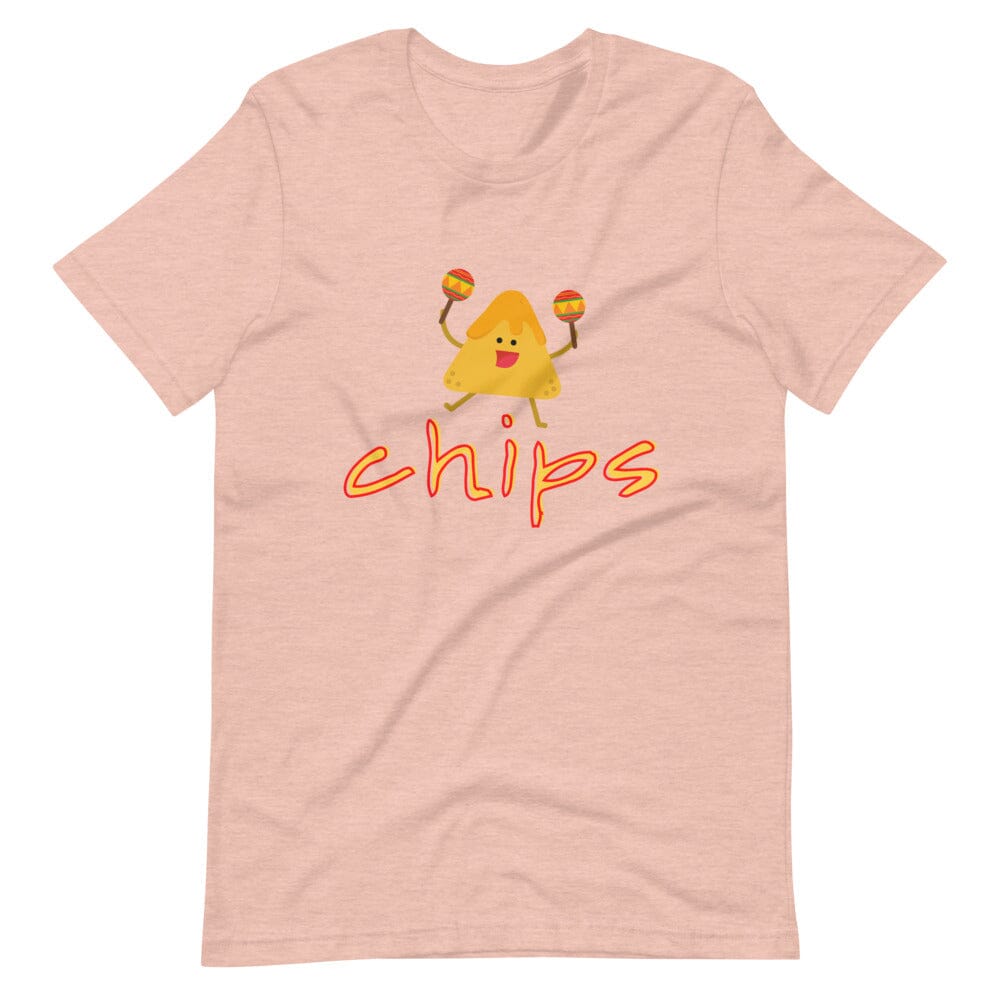 Chips Graphic Couples Tee Comfortable Unisex T-Shirt