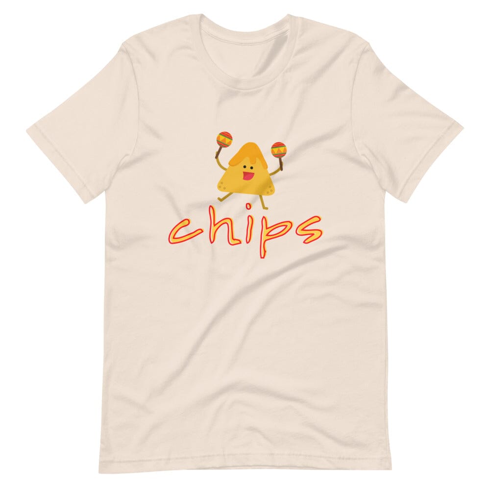 Chips Graphic Couples Tee Comfortable Unisex T-Shirt