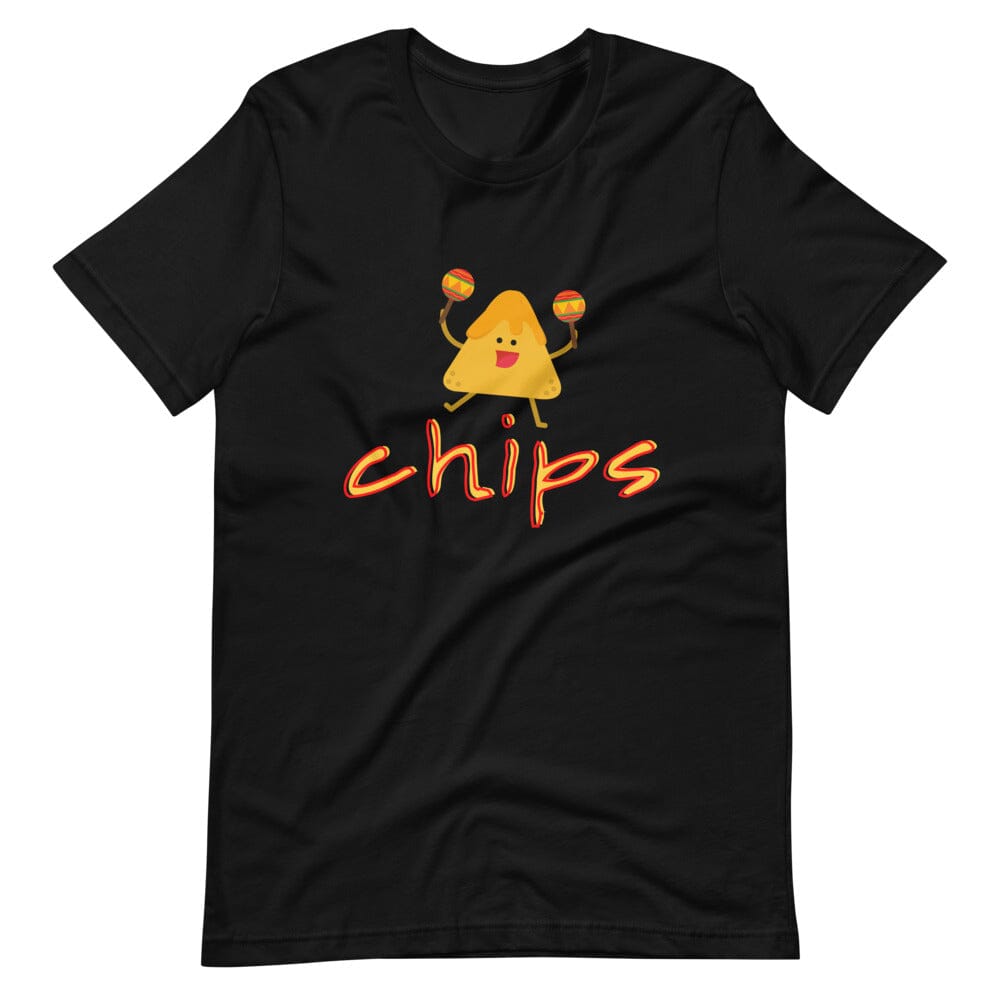 Chips Graphic Couples Tee Comfortable Unisex T-Shirt
